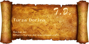 Turza Dorina névjegykártya